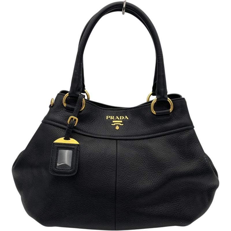 プラダ PRADA ヴィッテロダイノトートバッグ BN 1777 ブラック ヴィッテロダイノレザー レディース トートバッグ