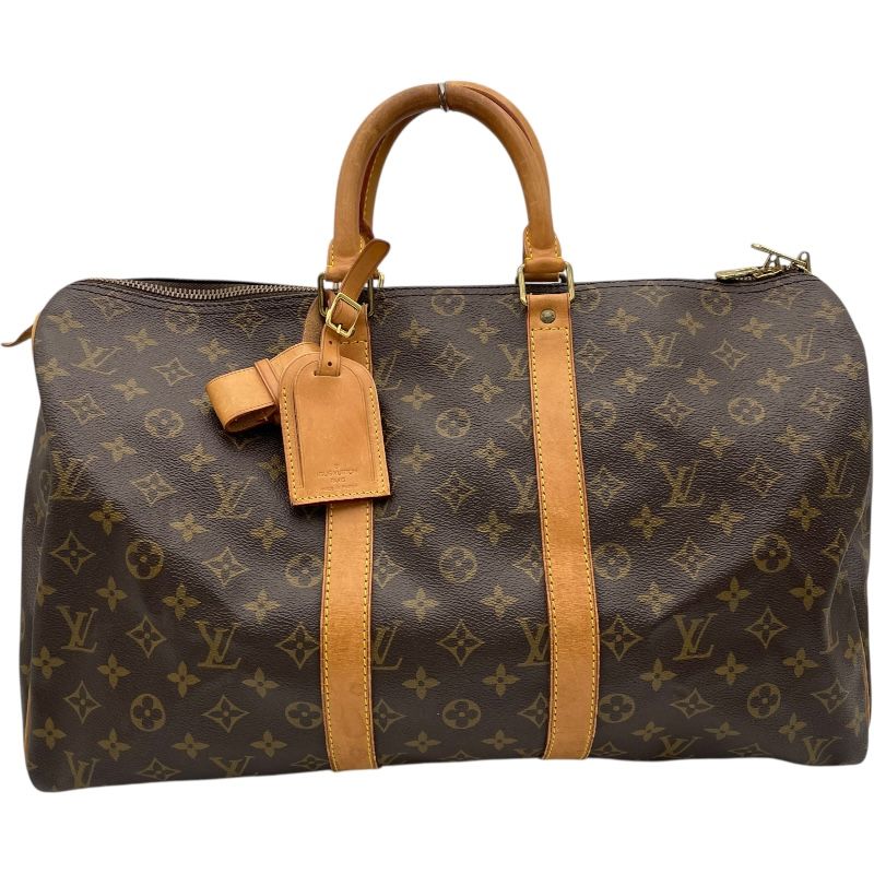 ルイ ヴィトン LOUIS VUITTON キーポル45 M 41418 ブラウン モノグラム ユニセックス ボストンバッグ