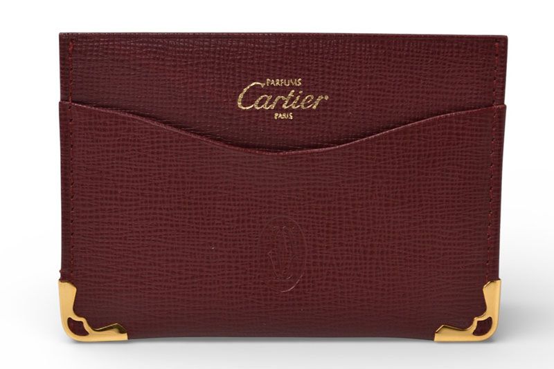 カルティエ カードケース|名刺入れ|パスケース Cartier マスト ドゥ ボルドー ノベルティ