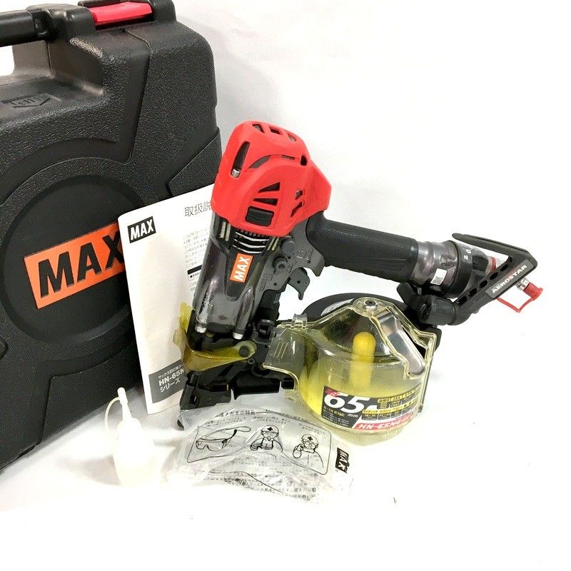MAX マックス 65 mm 高圧釘打ち機 HN N 4 D G スーパーネイラ コイルネイラ 釘打機 エアー工具 △ DW 3754