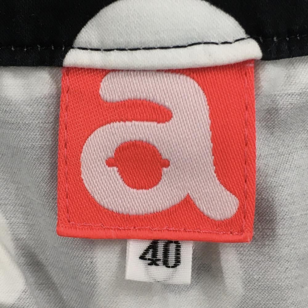 アルチビオ スカート 黒×白 ドット レディース 40(L) ゴルフウェア