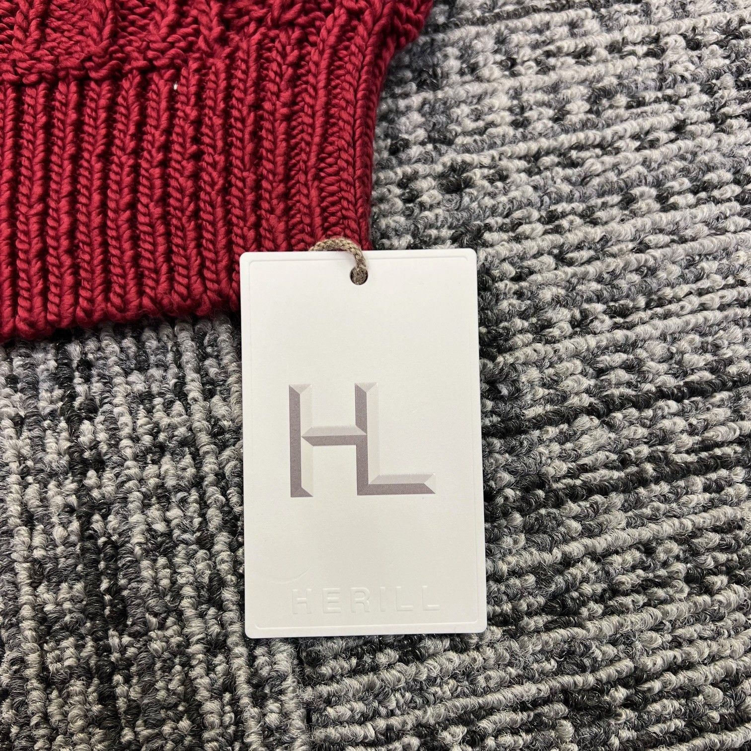 参考上代60,500円 未使用品 HERILL 23SS Cottoncode Pattern Cardigan 