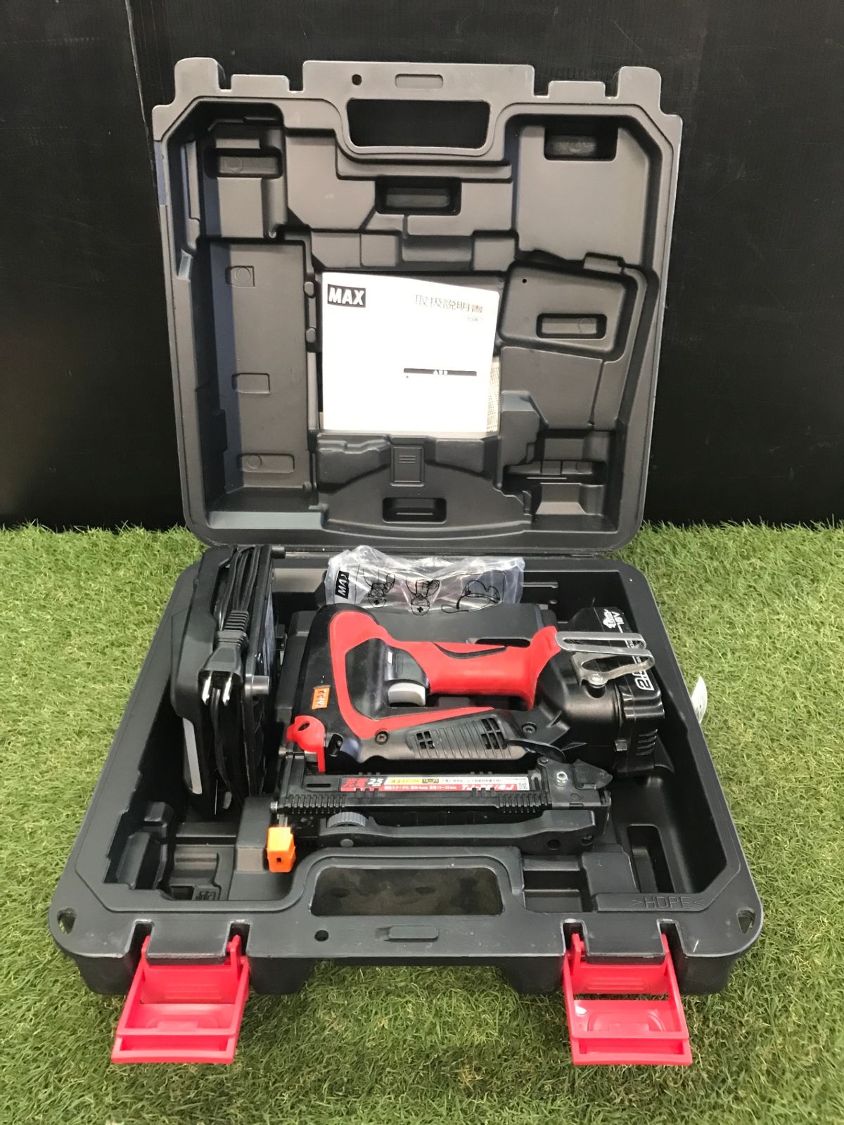 品 0906 マックス TJ-25|4 J-BC|1825 A フルセット 2.5 Ahバッテリー×1 充電器JC-925 ケース付 受注生産品