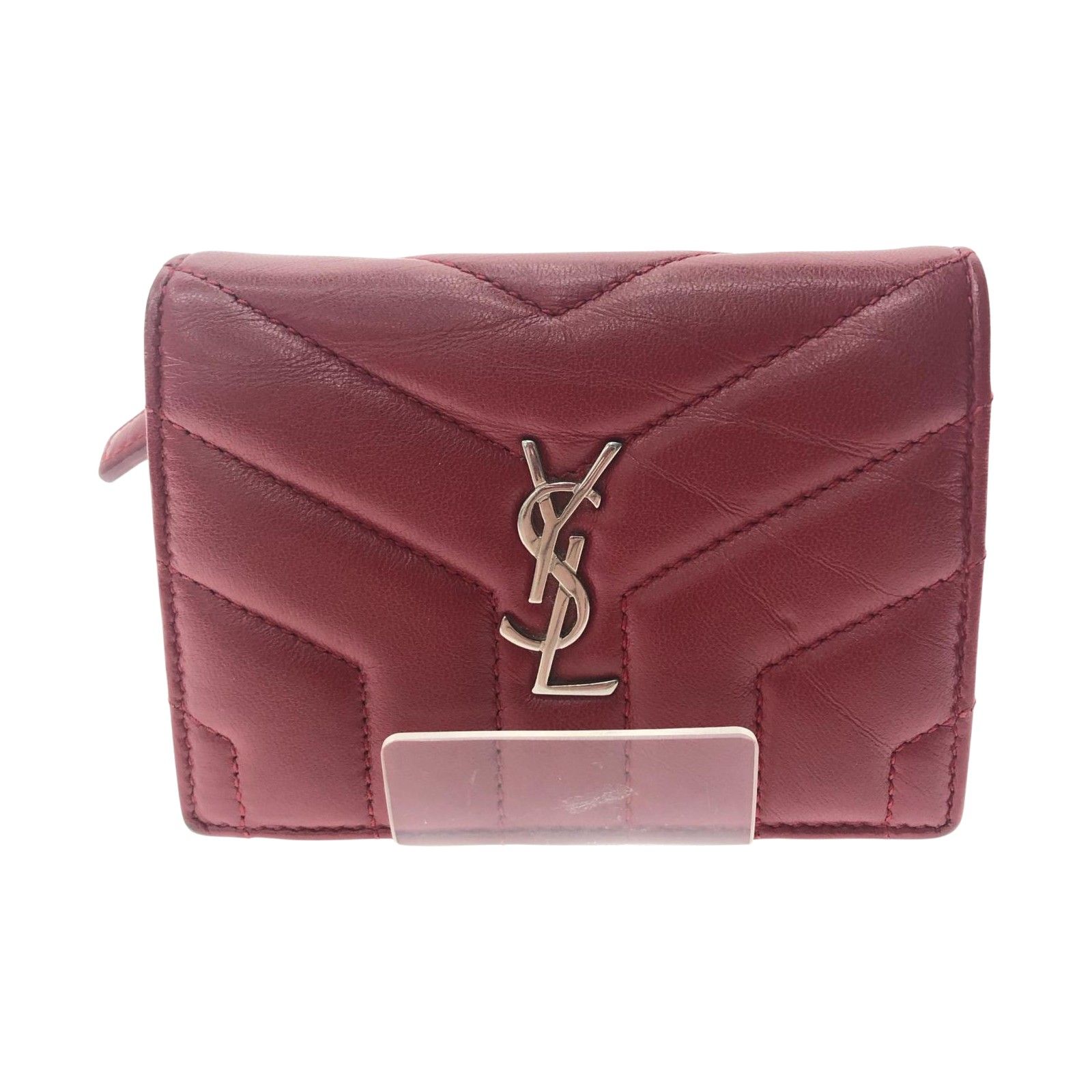 YVES SAINT LAURENT 財布 ▽▽Yves Saint Laurent イブサンローラン レディース 二つ折り財布