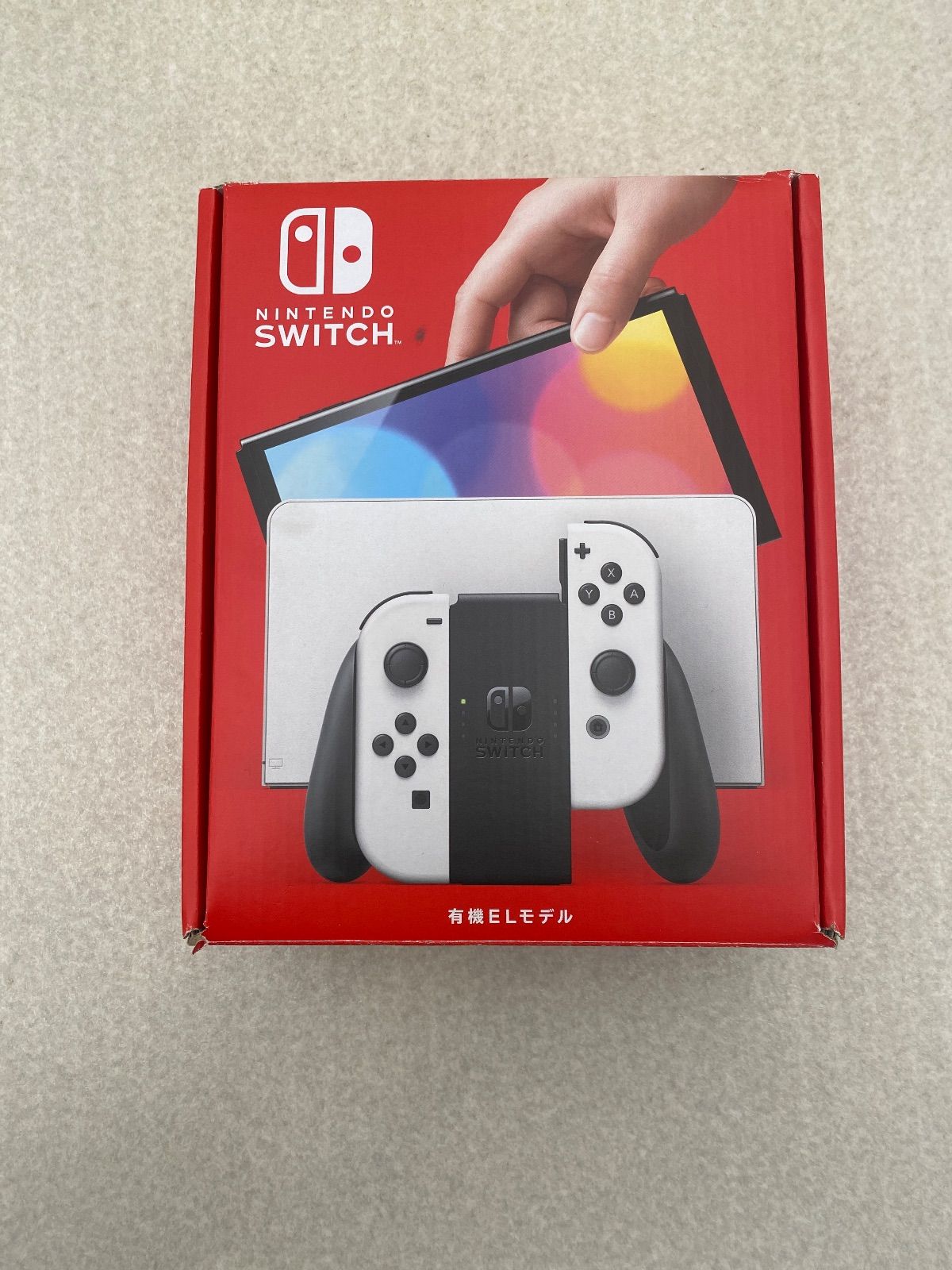◆Nintendo Switch 有機ELモデル Joy－Con L R ホワイト 動作品