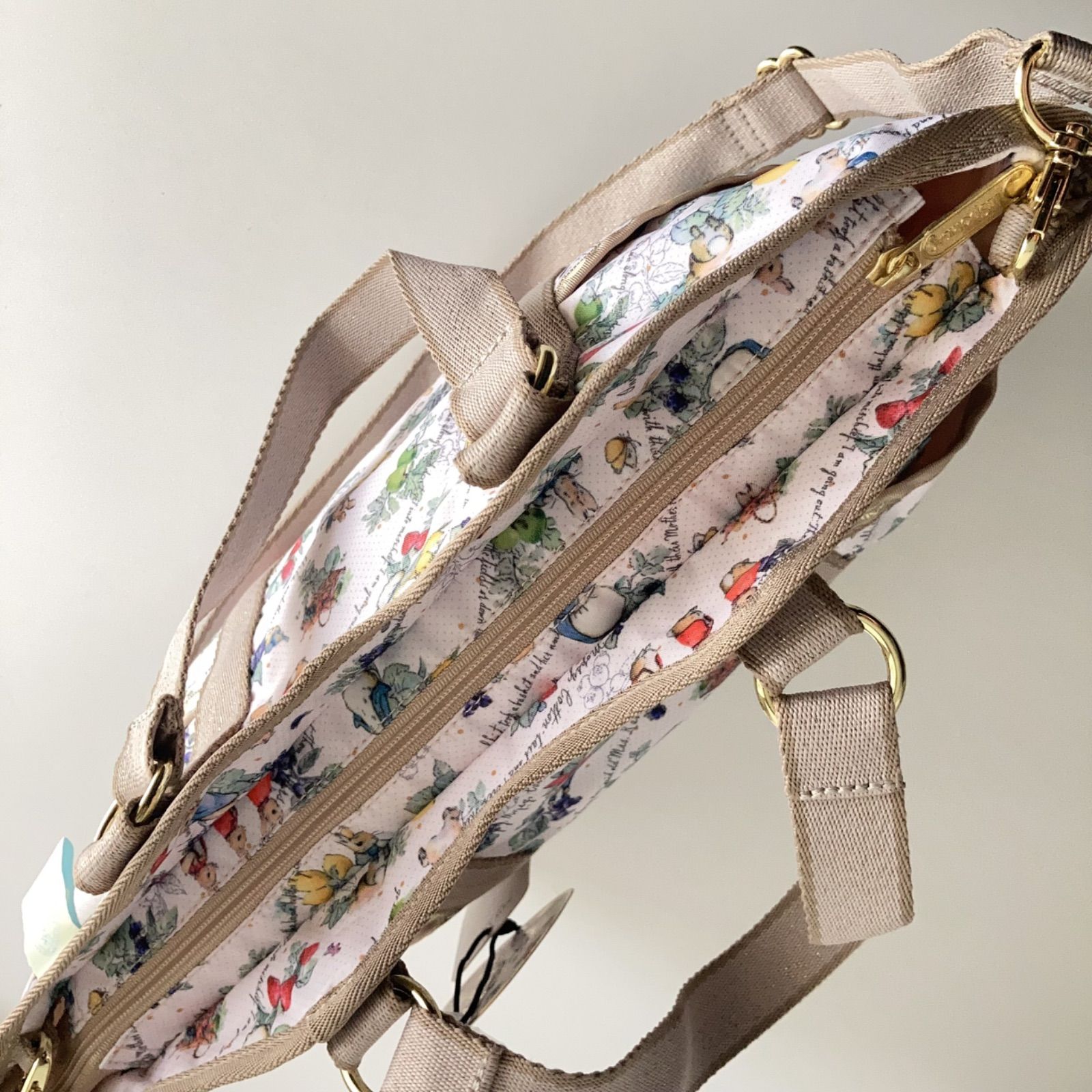 レスポートサック 2way トートバッグ ピーターラビット ショルダー