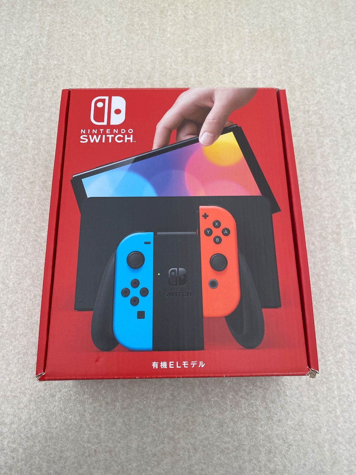 ◆Nintendo Switch 有機ELモデル Joy－Con L ネオンブルー R ネオンレッド 動作品