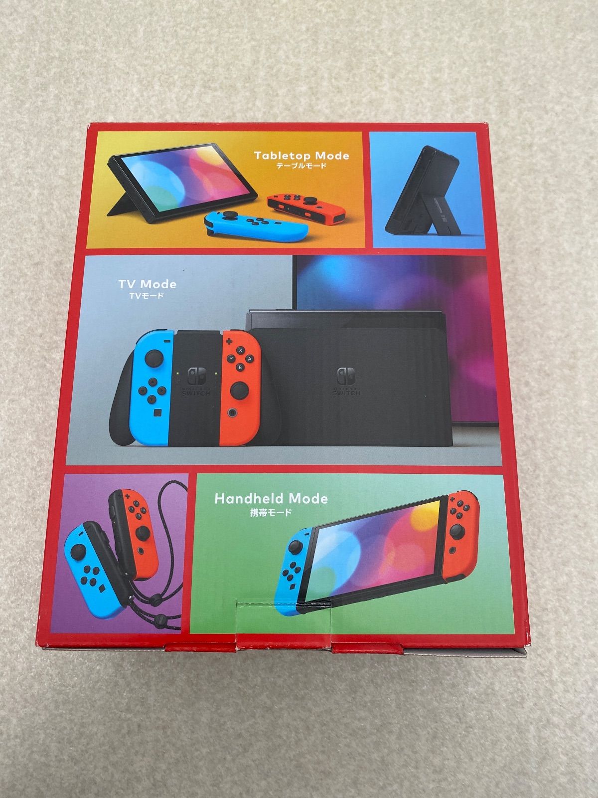 Nintendo Switch 有機ELモデル Joy Con L ネオンブルー R ネオンレッド 動作品