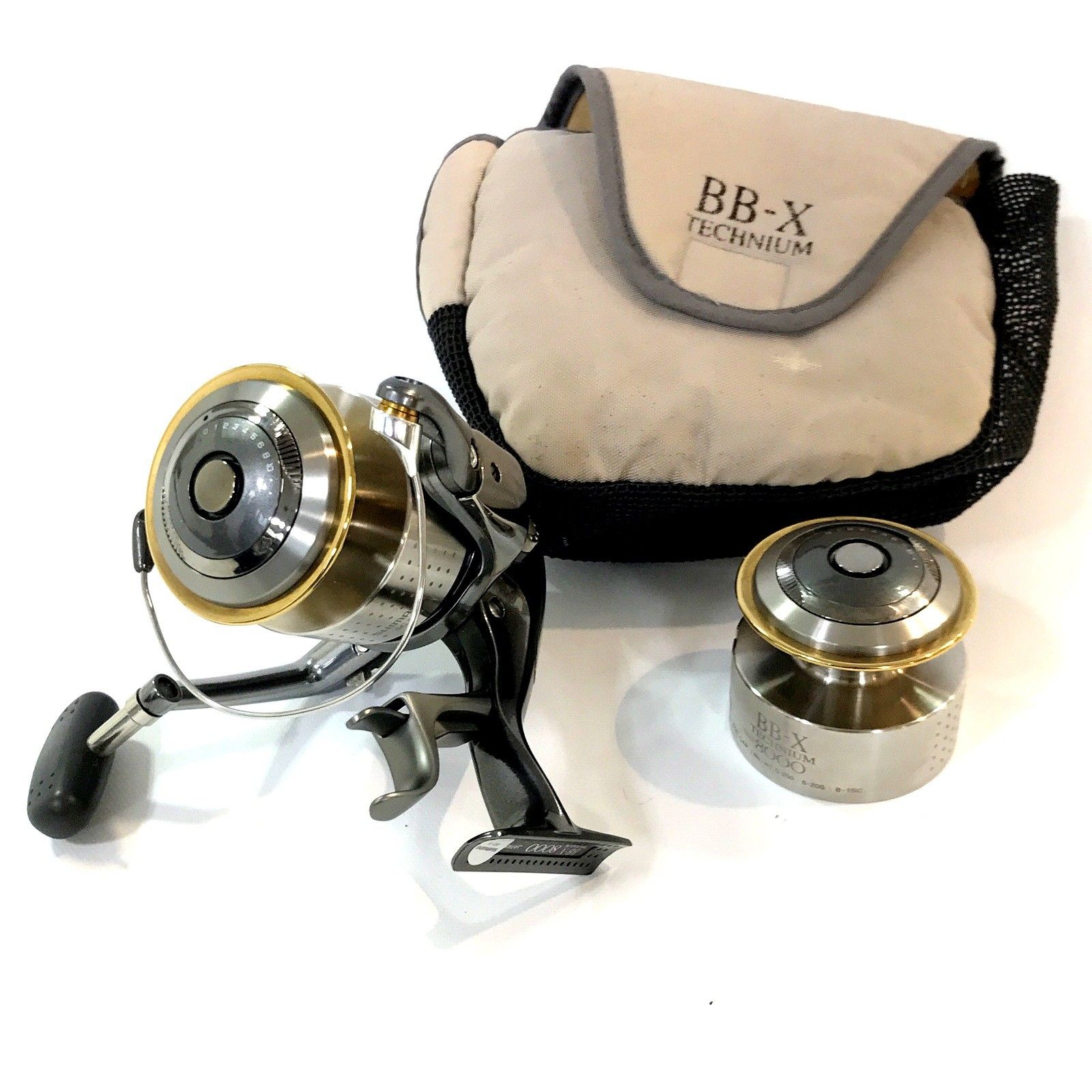 SHIMANO シマノ BB-X テクニウム 8000 SC 828 替えスプール付 リール スピニングリール つり 釣り 釣具 フィッシング TA 3996