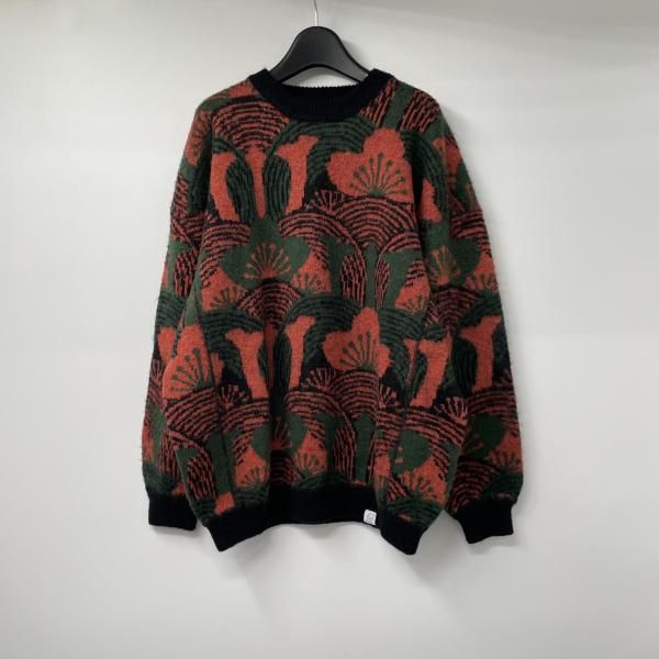 Evisen Skateboards KABUTO MOHAIR KNIT サイズL 25 FW-KN 01 エビセン スケートボード カブト モヘアニット グリーン 朱色 17