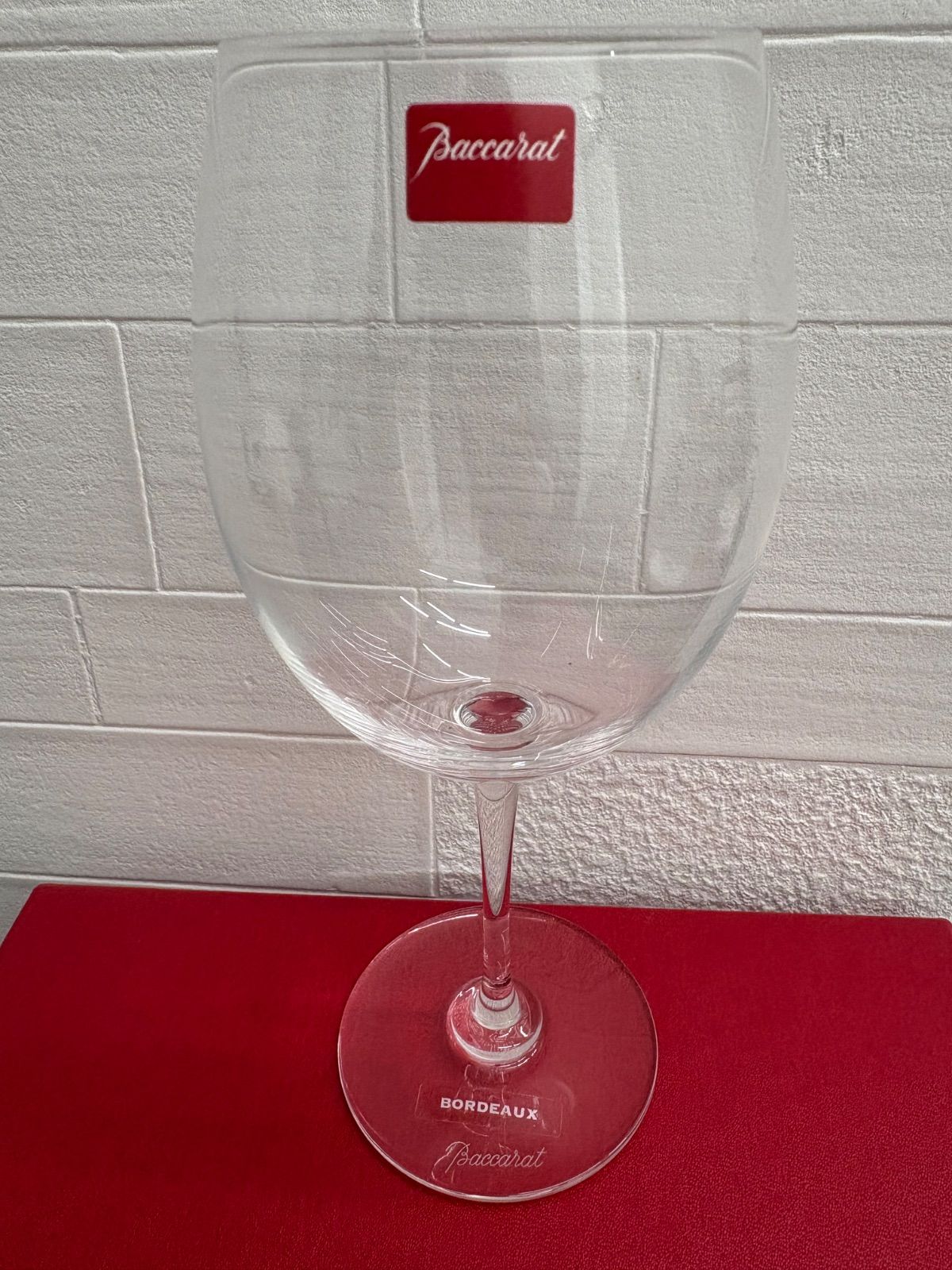 バカラがミレニアムを記念 品 ♥ BACCARAT バカラ BORDEAUX ペア ワイングラス