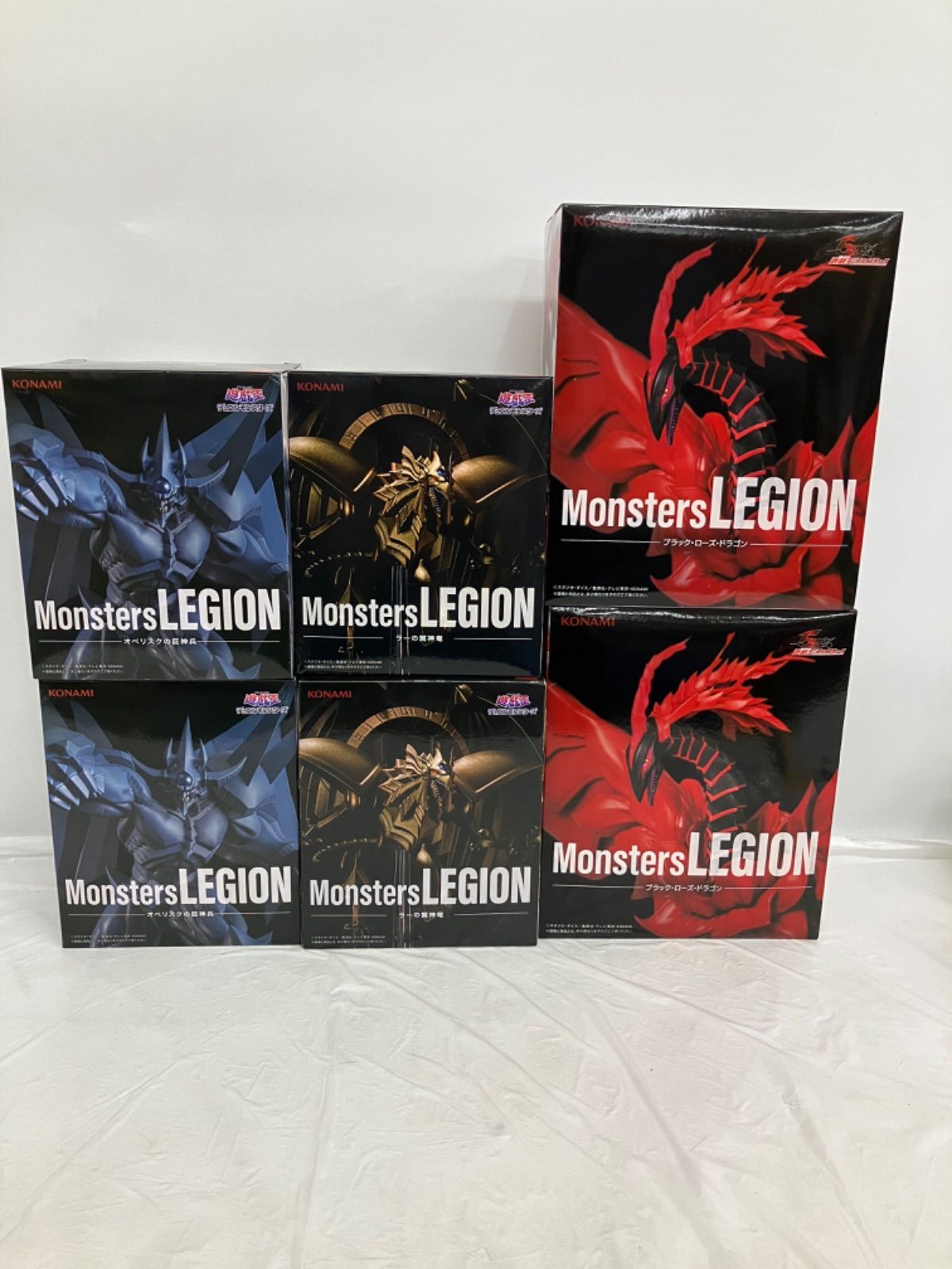 未開封 遊戯王デュエルモンスターズ Monsters LEGION フィギュア 3種6