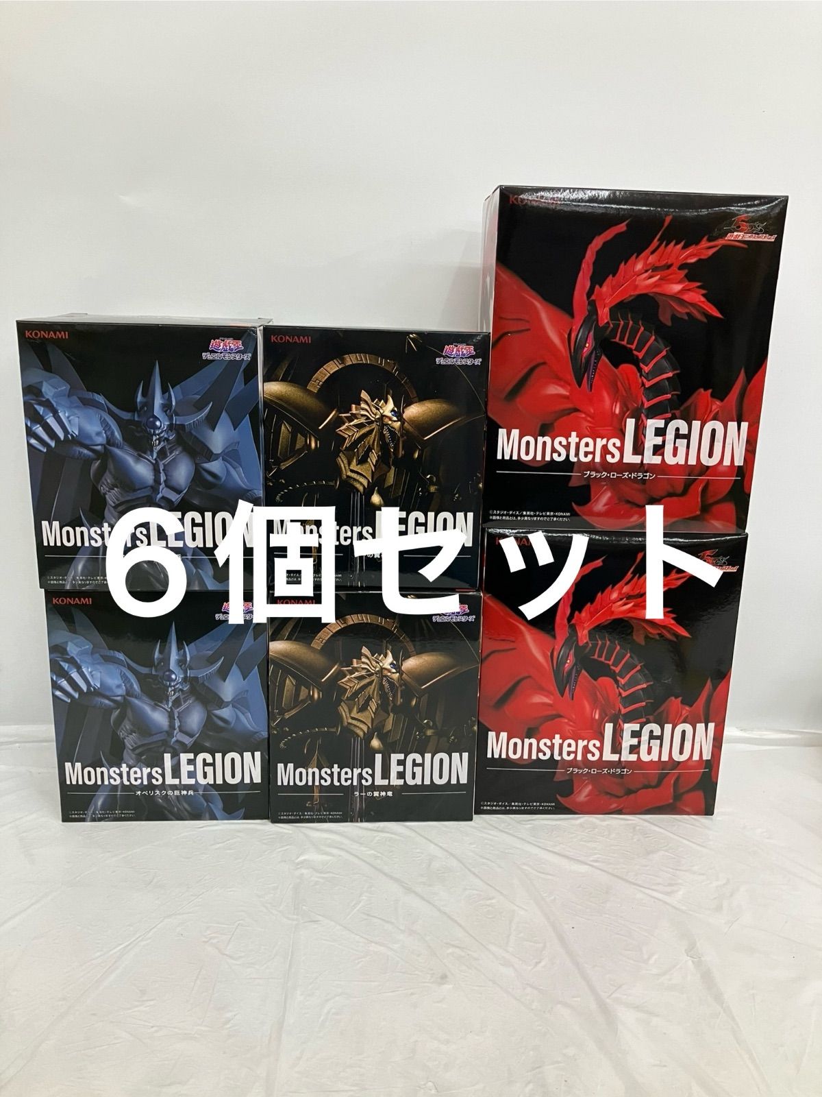 未開封 遊戯王デュエルモンスターズ Monsters LEGION フィギュア 3種6