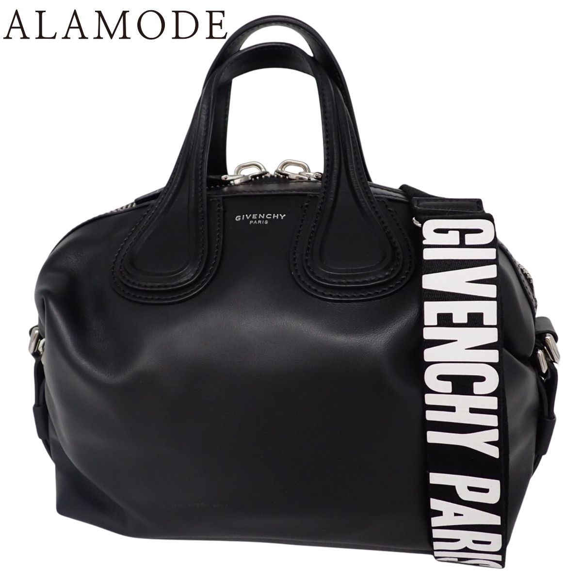 GIVENCHY ジバンシー　ナイチンゲール　ブラック　レザーバッグ ジバンシィ - ナイチンゲール バッグ Les Folies d'Eugenie