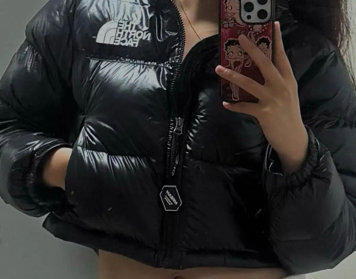 THE NORTH FACE ザノースフェイス ヌプシ ショートダウン ブラック S