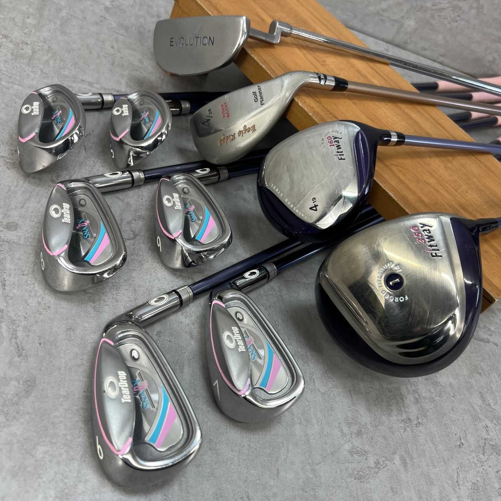 フィットウェイ フィドラ レディースゴルフ クラブセット 11本 L 右