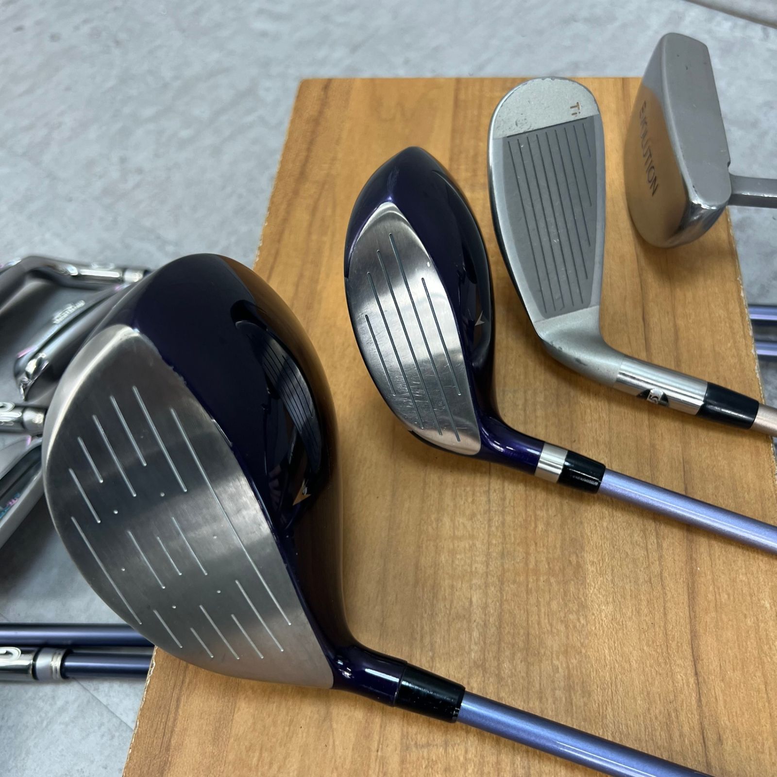 〈美品〉レディース Fitway フィットウェイ ゴルフ クラブ セット　9本 fitway レディース ゴルフクラブセット7本