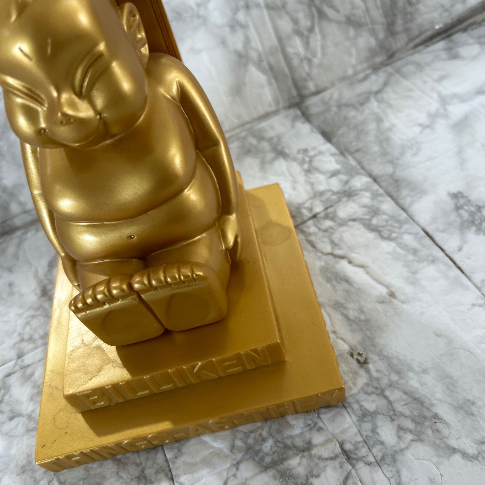 ビリケン像 ゴールド ビリケン オブジェ 置物 幸運をもたらす ビリケン像 ゴールド - メルカリ