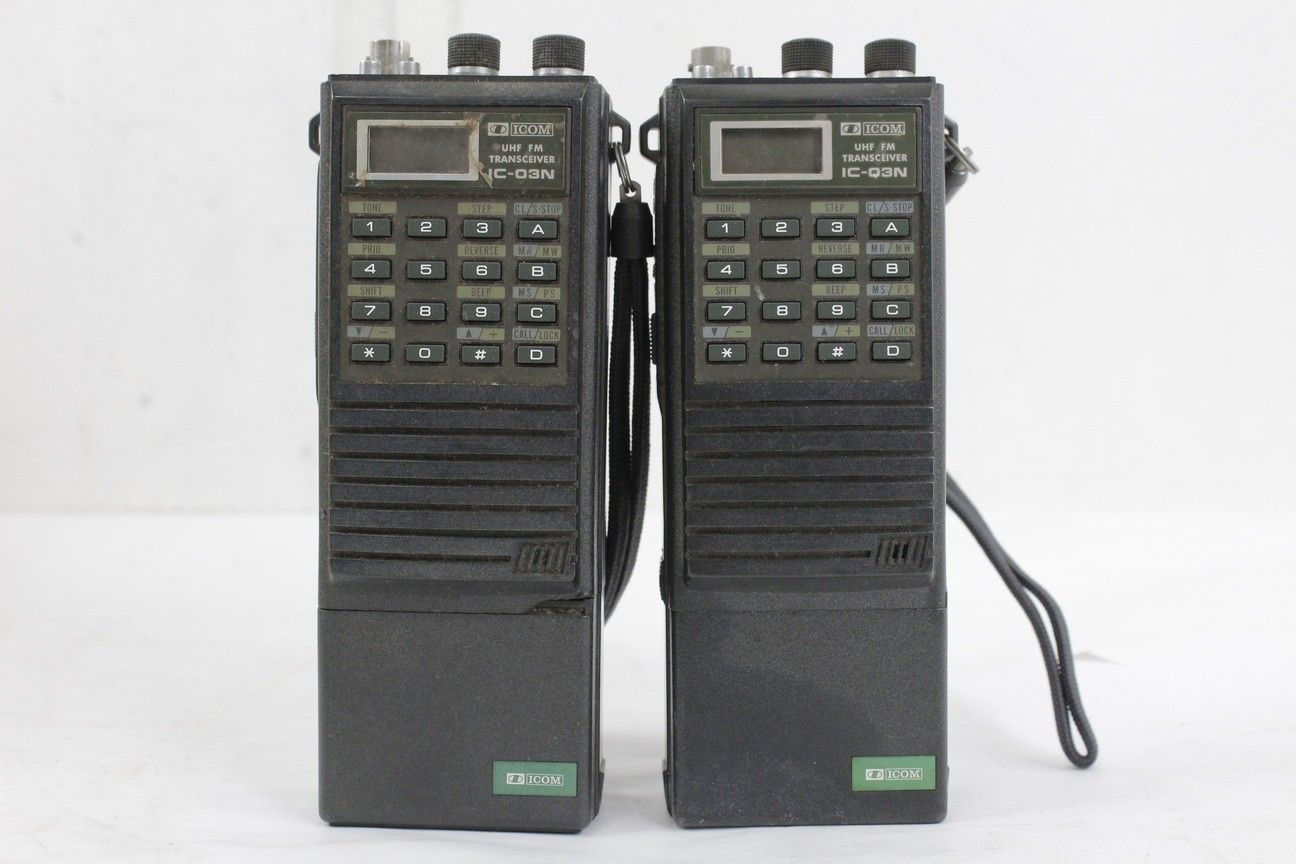 ジャンク アイコム IC-03N 2台セット ランシーバー iCOM アマチュア