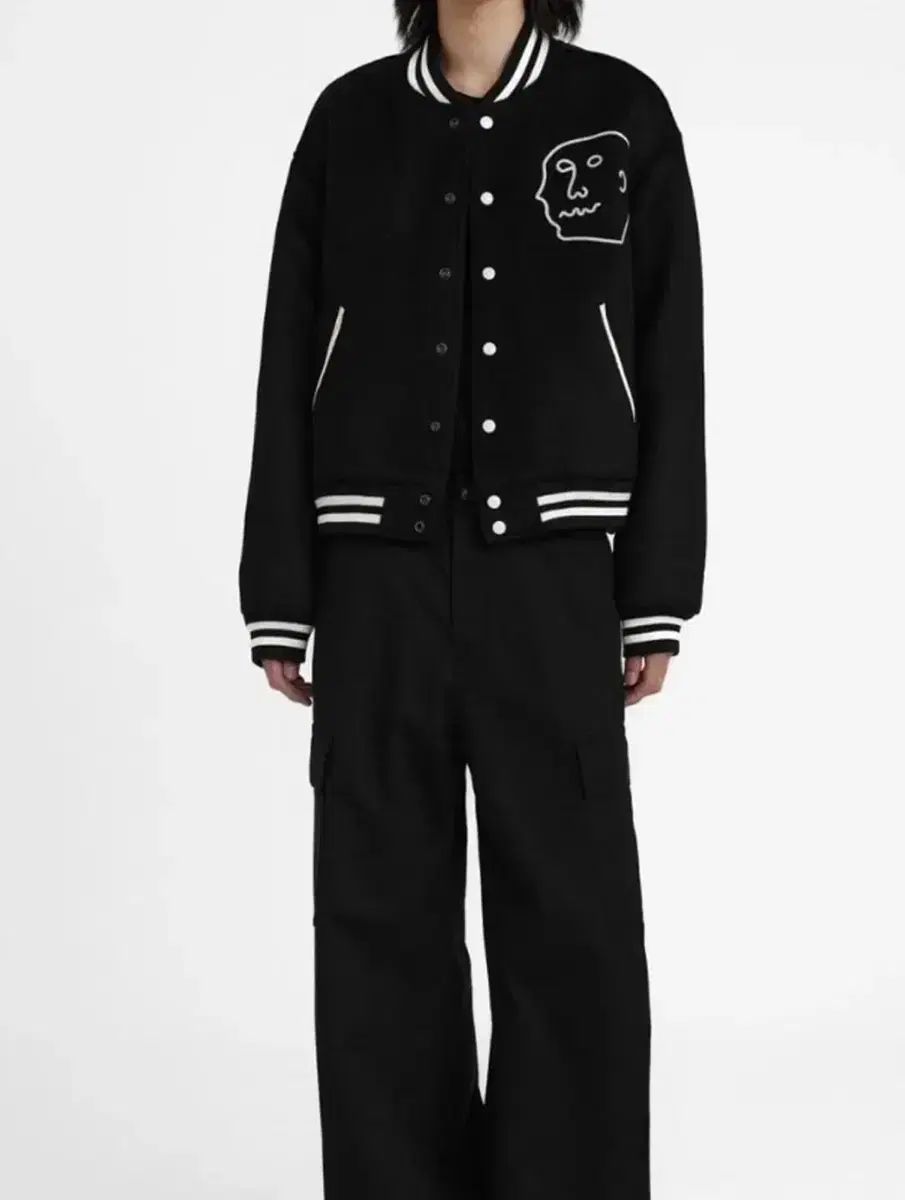 2 1011ギャラリー スタジャン ブルゾン ブラック