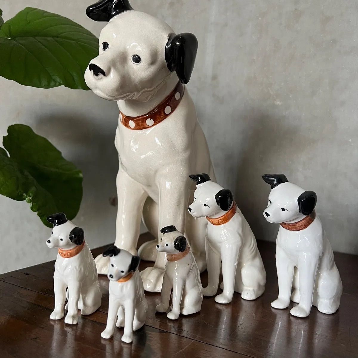 ヴィンテージ ビクター ニッパー君 オブジェ 置物 セット