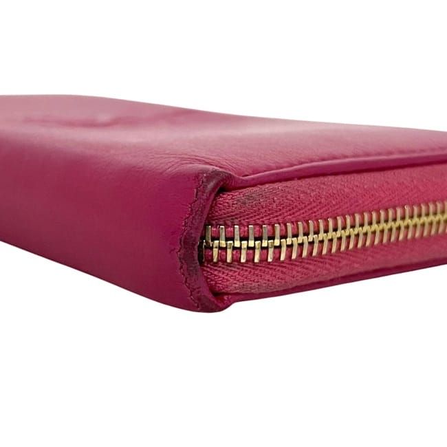  イヴ サンローラン ラウンドファスナー 長財布 ピンク 352904 長財布 小物