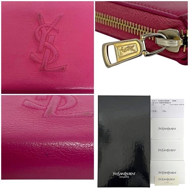 サンローラン ラウンドファスナー