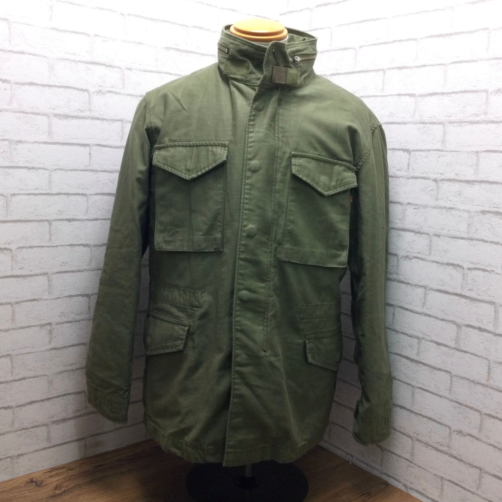 1009 2点セット ALPHA アルファ M-65 フィールドジャケット TA 1626-019 カーキ Sサイズ コットン キルトライナージャケット 1628-001 ブラック ポリエステル