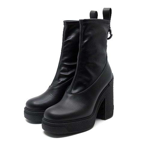 モンクレール MONCLER SPLORA チャンキーヒール アンクル ブーツ