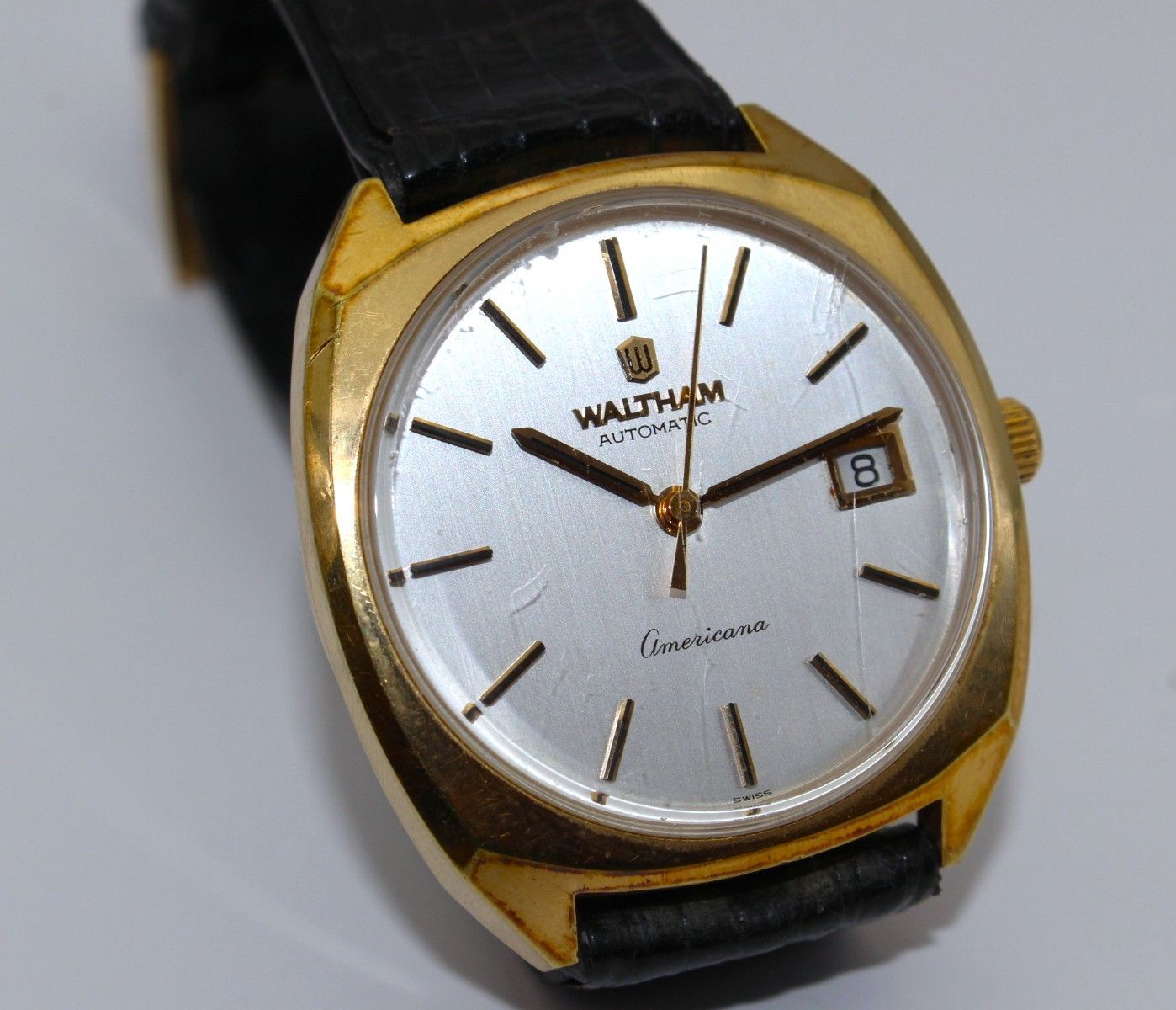 VRW 1510 時計 WALTHAM ウォルサム アメリカーナ SL文字盤 メンズ 自動巻き 腕時計 稼働品