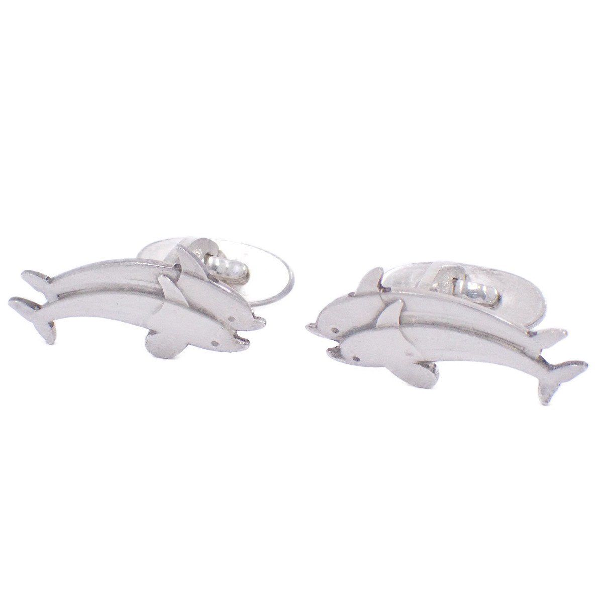 GEORG JENSEN ジョージジェンセン 129 イルカモチーフ カフス
