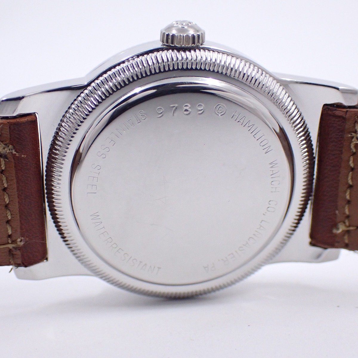 ブラウン革ベルト 9789