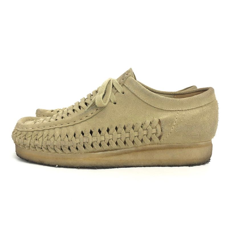 現状渡し品 Clarks クラークス × Supreme Woven Wallabee ウーブンワラビー シューズ 靴 164-260107-rs-02-fur