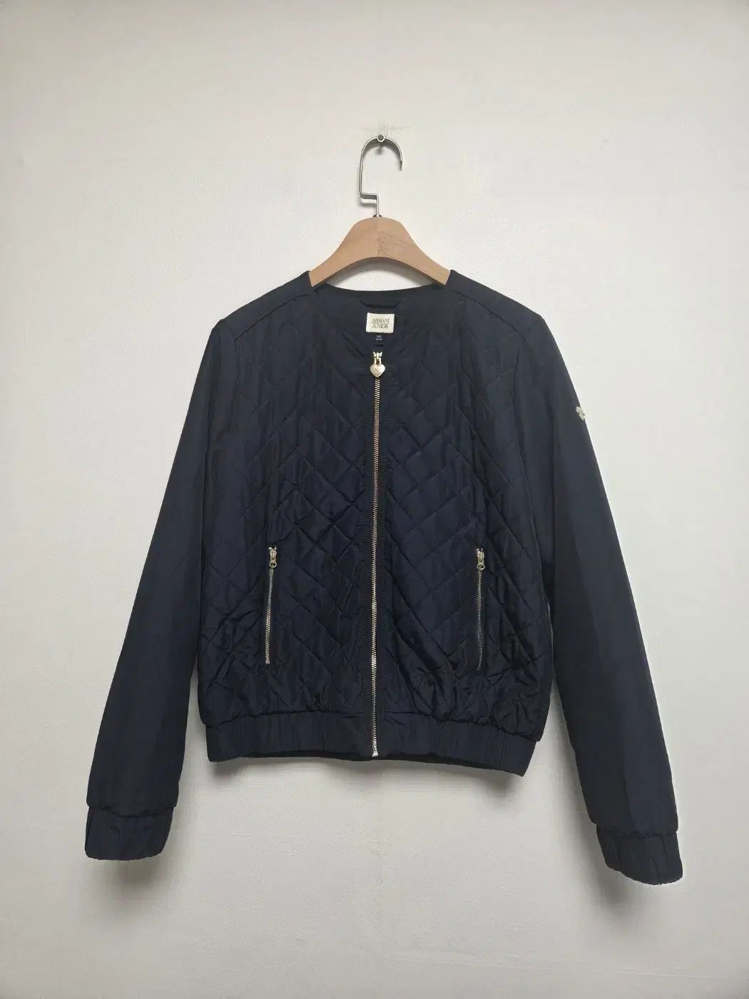 ARMANI ジュニア ゴールド 装飾 ジャケット ネイビー 14 A