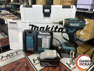 ♥ makita マキタ インパクトドライバ バッテリー 18 V 3.0 Ah ×2 充電器付 ハンズクラフ