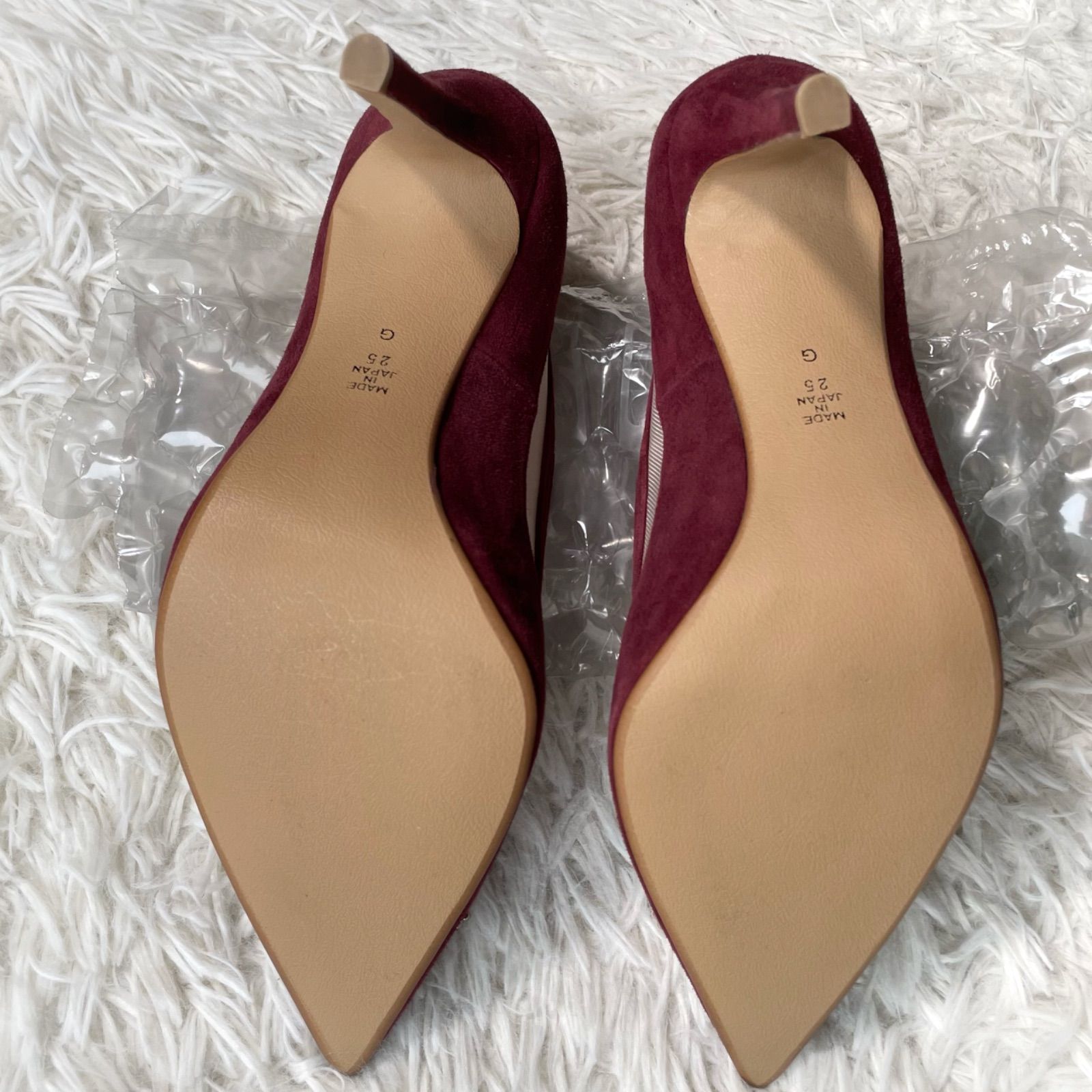 ダイアナ DIANA 美品 ビジュースクエアバックル メッシュ切り替え