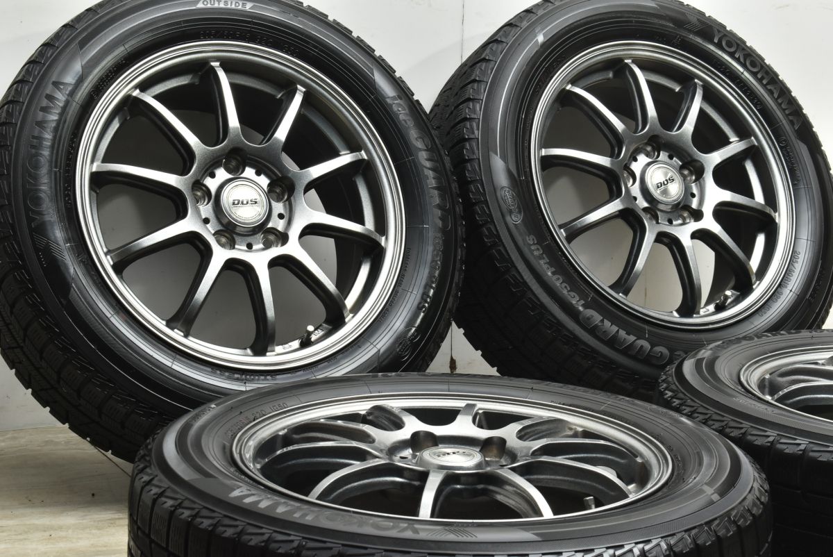良好品 DOS 16 in 6.5 J 53 PCD 114.3 アイスガードiG 50 PLUS 205|60 R ノア ヴォクシー エスクァイア セレナ ステップワゴン アクセラ