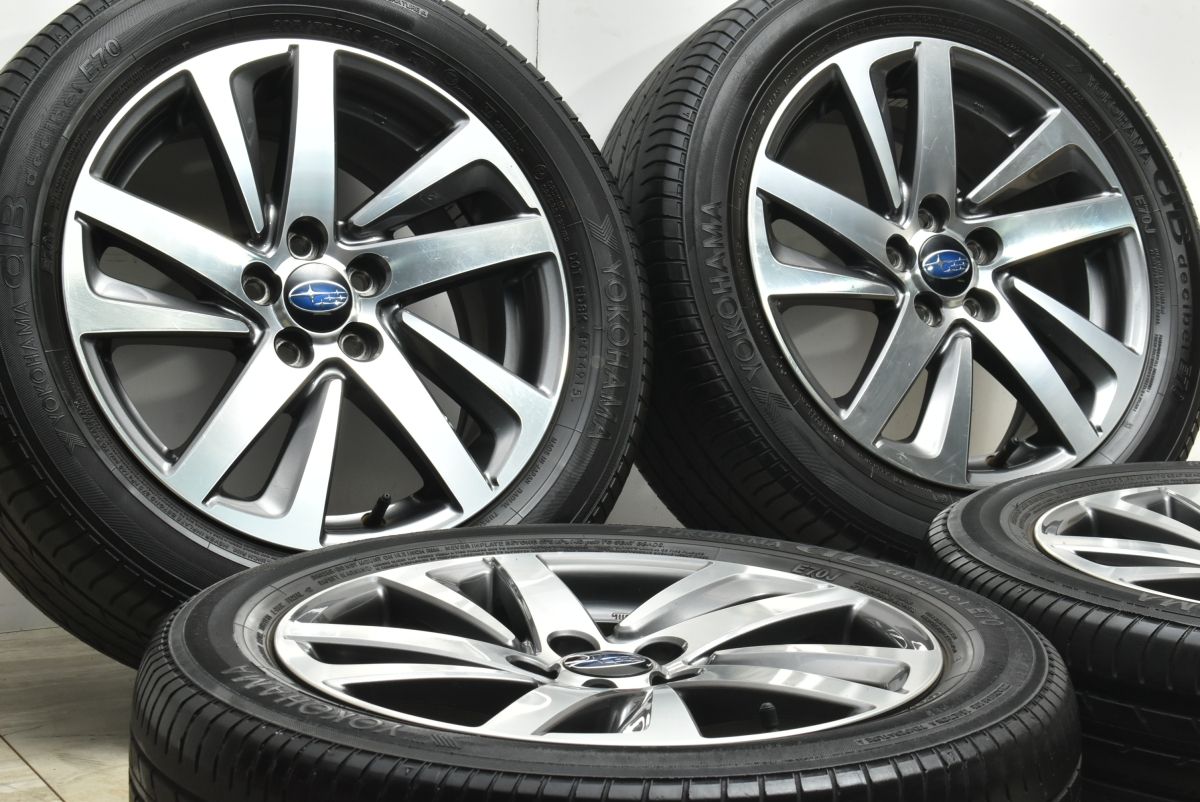 ホイールのみ販売 スバル インプレッサ 16 in 5 J 48 PCD 100 ヨコハマ 205 45 R レガシィ フォレスター BRZ 流用