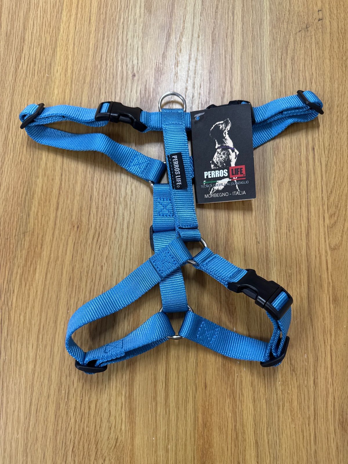 ペルロスハーネス MサイズPA 20|S 中型犬用 ターコイズ
