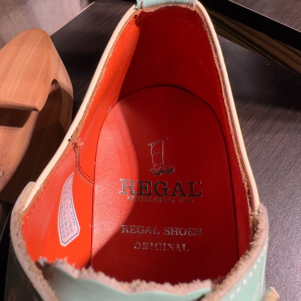  REGAL SADDLE SHOES 地域 サドルシューズ モデル メンズ 23.5 cm ライトブルー×ホワイト W 51 C リーガル その他 ブーツ 革靴