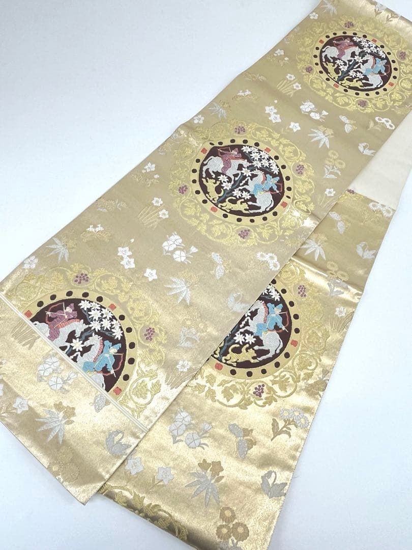 若松華瑶謹織 華飾狩猟文