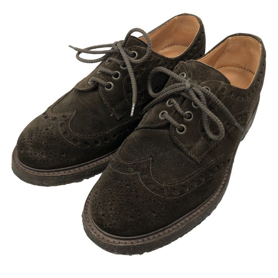 チーニー ウイングチップ スエード ダーク ダークブラウン AFC 2