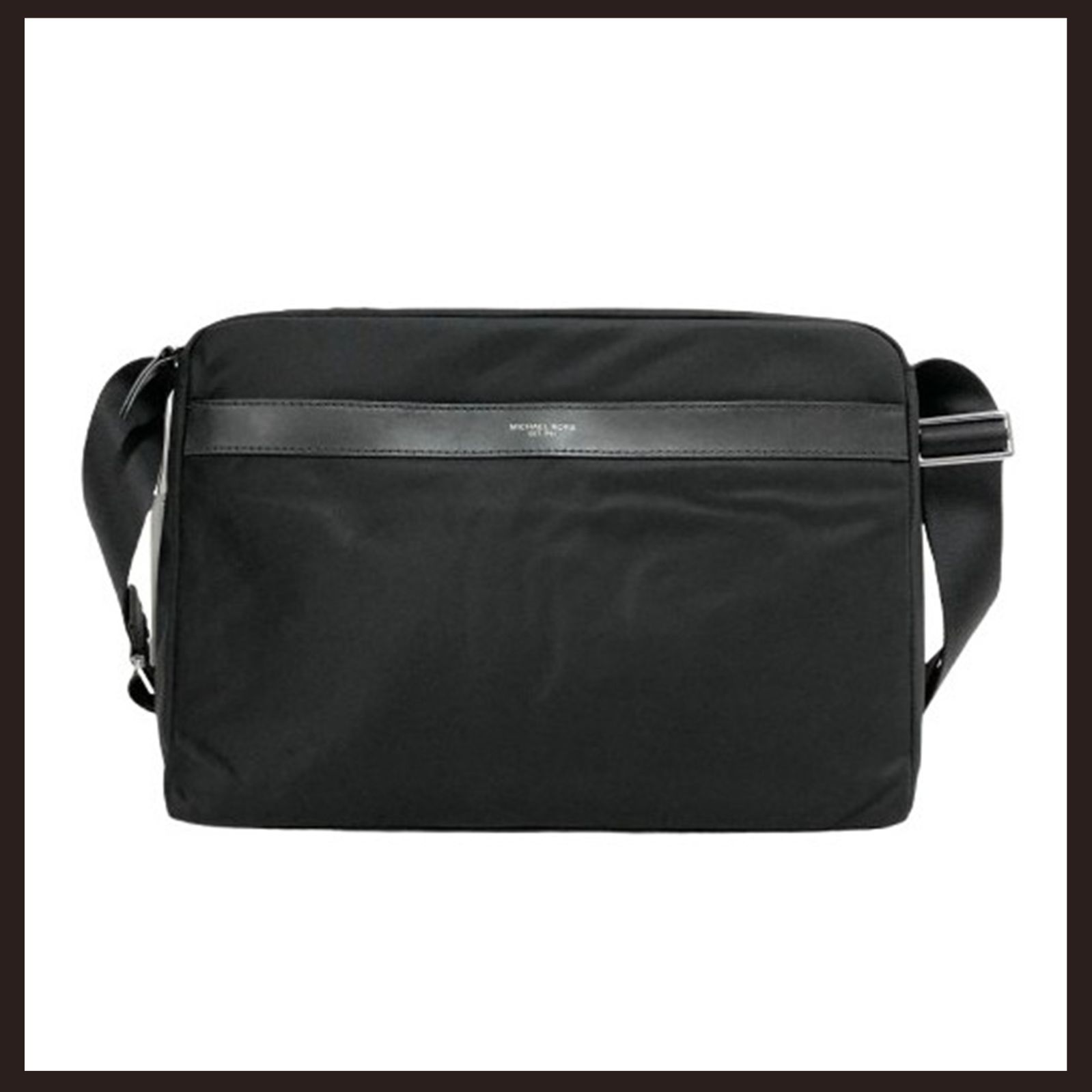 ♥ MICHAEL KORS マイケルコース ナイロン クロスボディショルダーバッグ ブラック