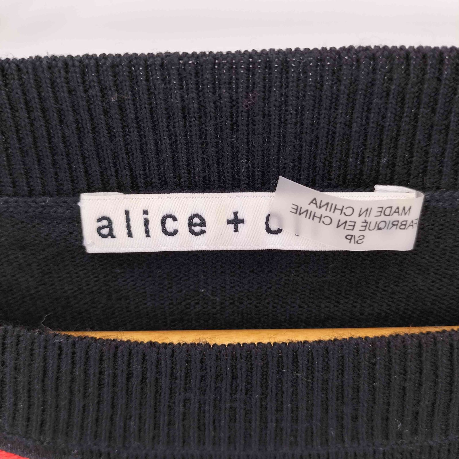 アリスオリビア alice + olivia マルチカラー プルオーバーニット