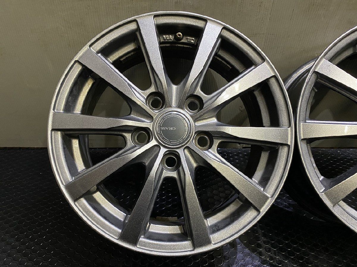 YFC GRASS 社外ホイール 15インチ 4本 .3 53 トヨタ 設計 ヴォクシー等 VHF 581