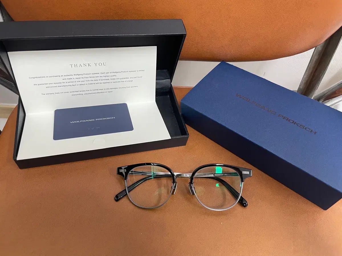 PROKSCH ブローフレーム メガネ bk 31