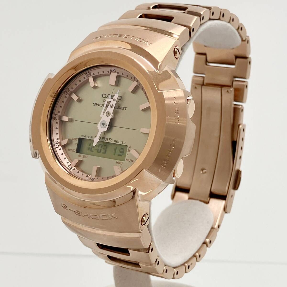 CASIO G-SHOCK カシオ ジーショック AWM-500 GD B 3 W*** 電波ソーラー 箱 取説 保証カード付 腕時計 稼働品