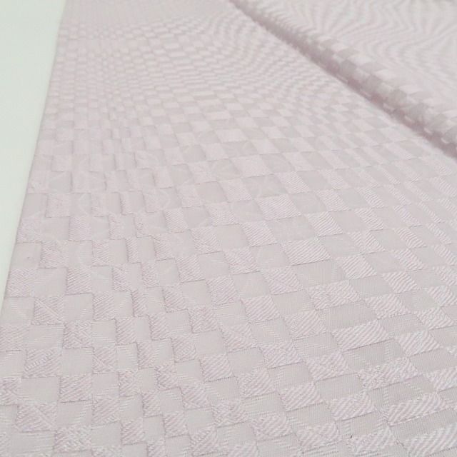 仕付け糸付”粋な市松を頼りに