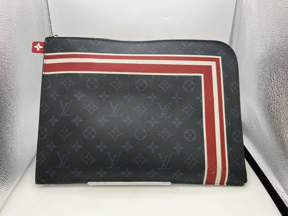 LOUIS VUITTON クラッチ バッグ ポシェットジュールGM モノ コバルト M 61679