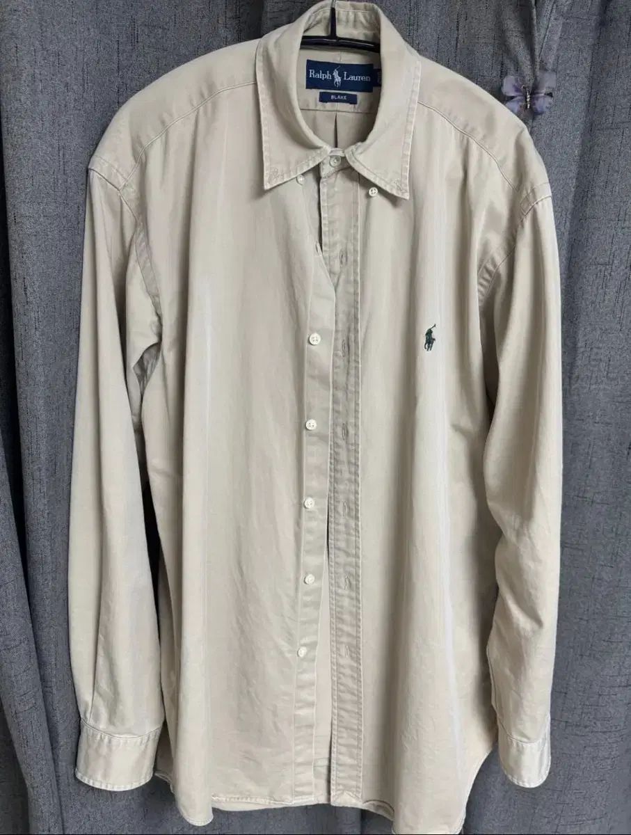 ポロラルフローレン ベージュ 長袖 シャツ